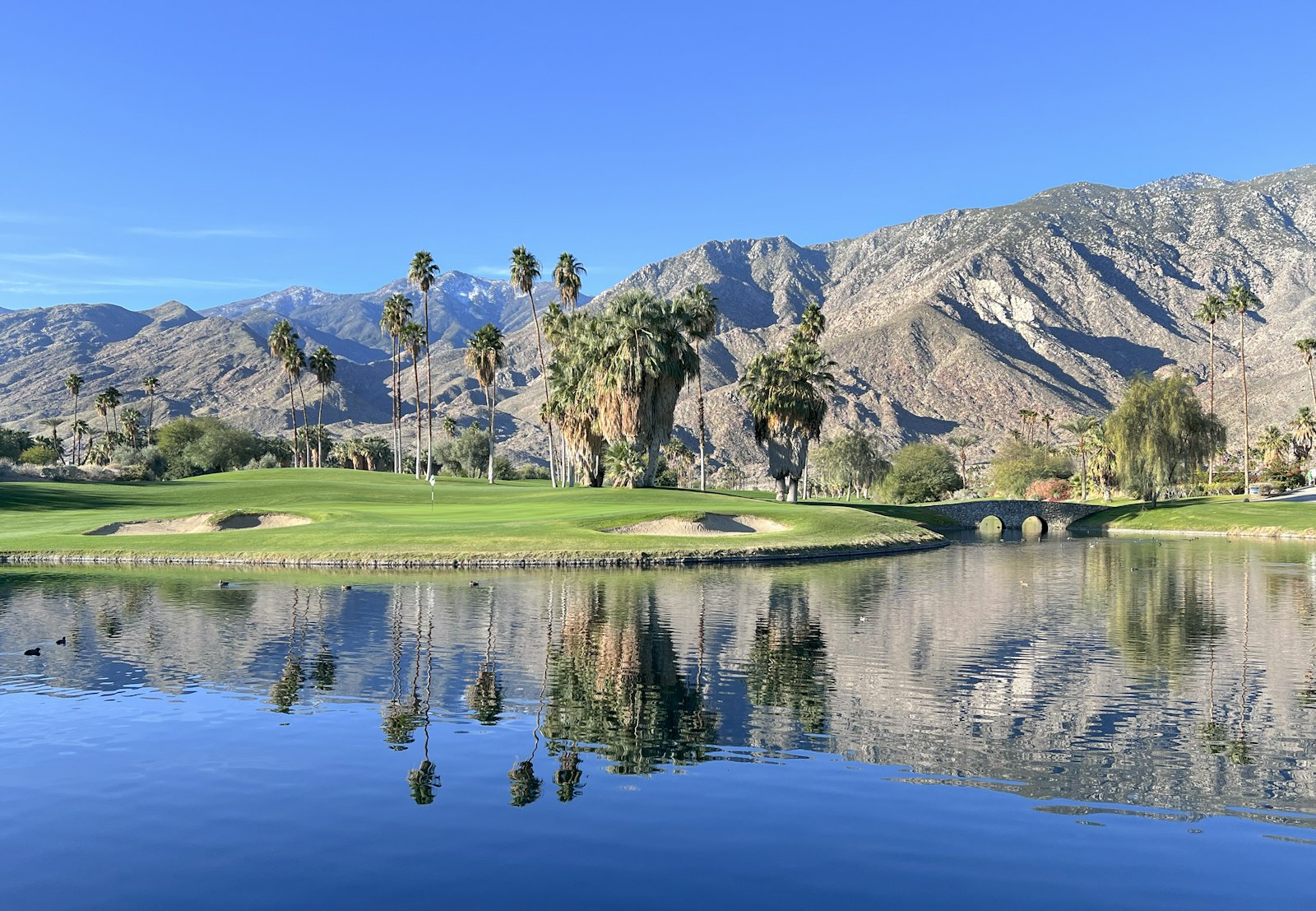 Mountain golf course
